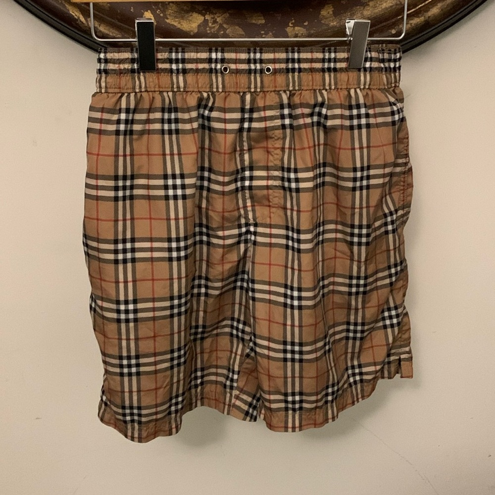 Men’s Burberry swim trunks